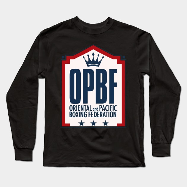 OBPF Oriental & Pacific Boxing Federation Long Sleeve T-Shirt by FightIsRight